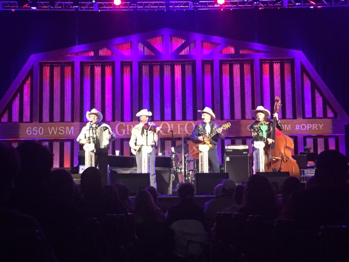 Ryders In The Sky...one of a dozen acts at The Grand Ole Oprey