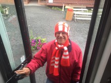 My all time favorite pet, climbing aboard for a safari 